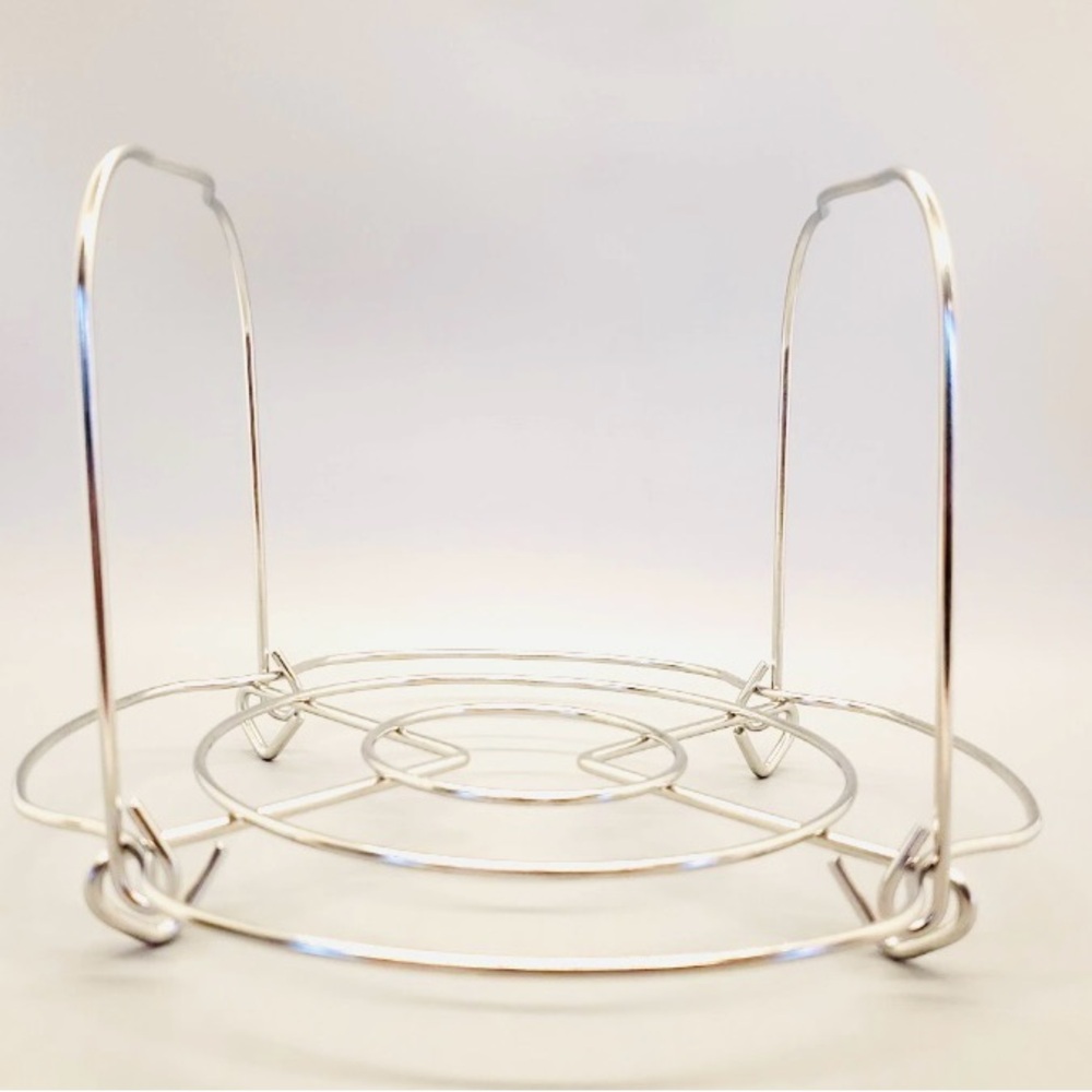 NEW Steam trivet with handles for steaming compatible w 6 and 8 qt instant pot